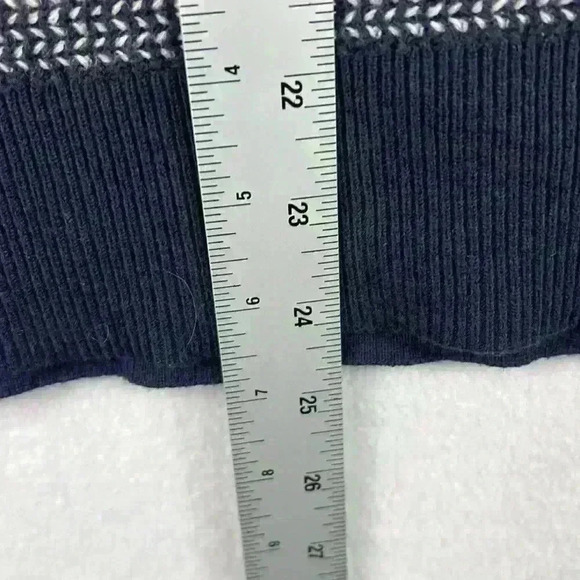 Market & Spruce Sweater Navy Women’s Size Small Cotton Blend Pullover - Picture 7 of 8
